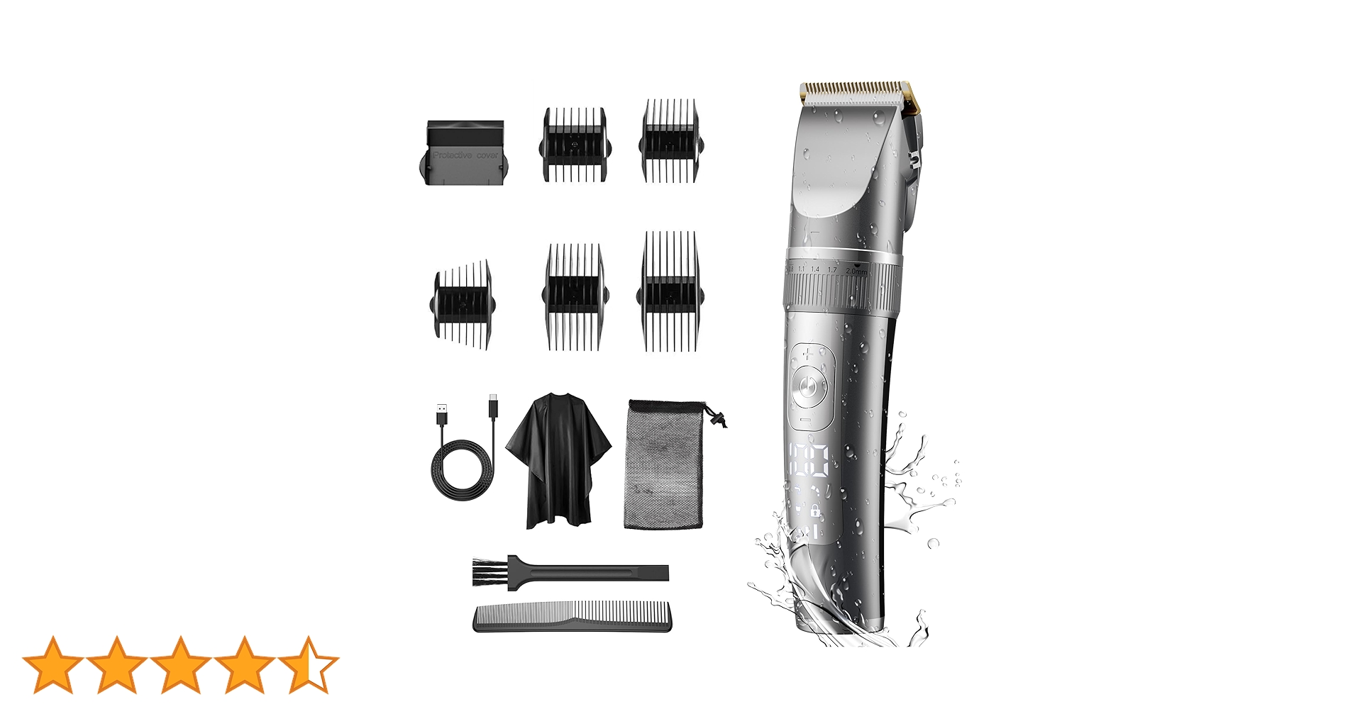 SMARTBRAIN バリカン MRD-インテリジェントバリカン,電気シェーバー,強力な希土類磁気